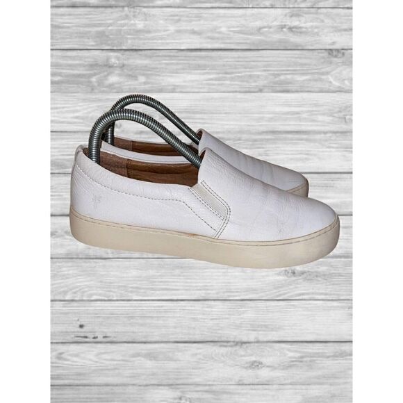 Frye Shoes - Frye White Slip-On Sneakers
